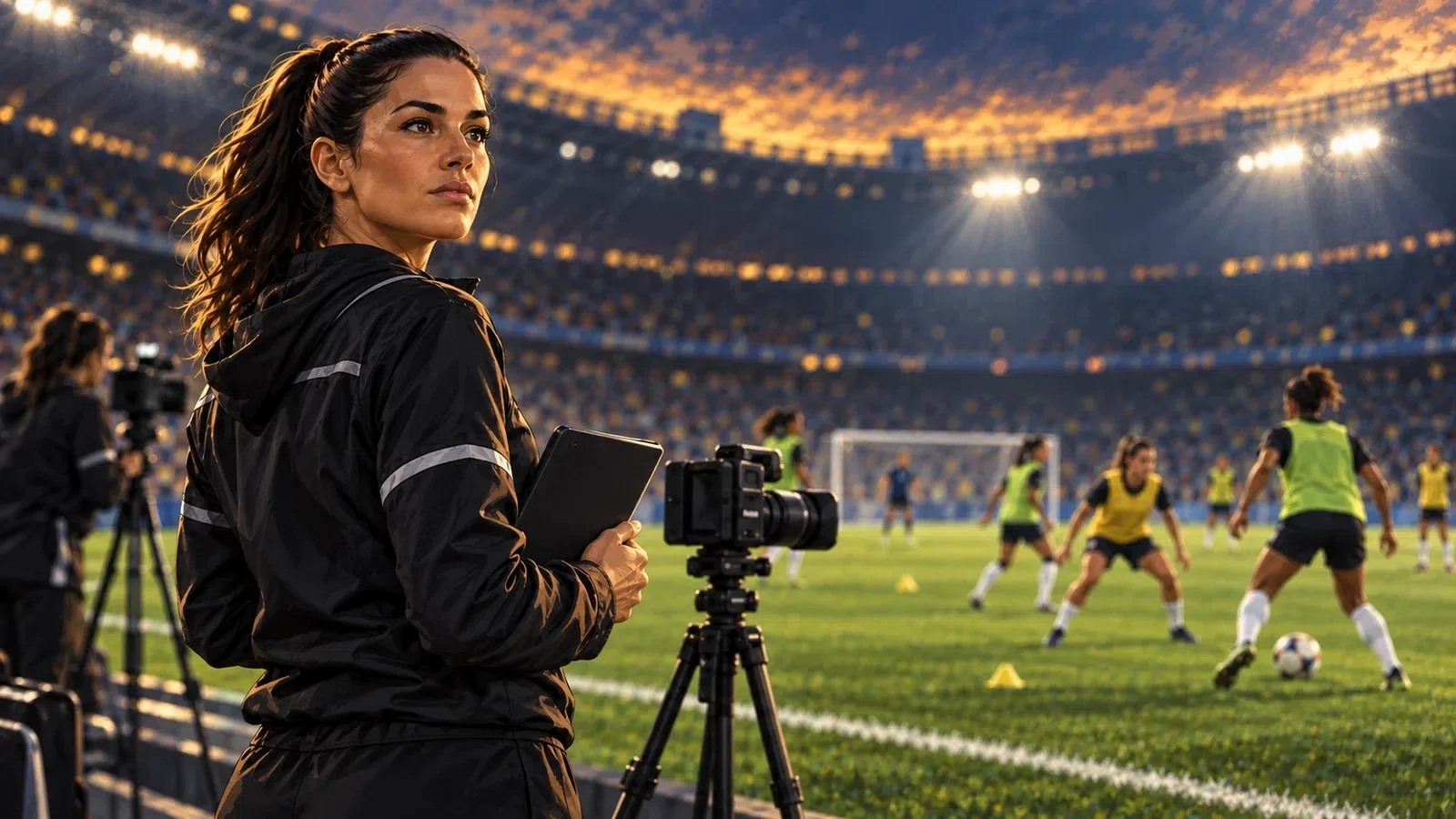 O que faz uma analista de desempenho no futebol feminino