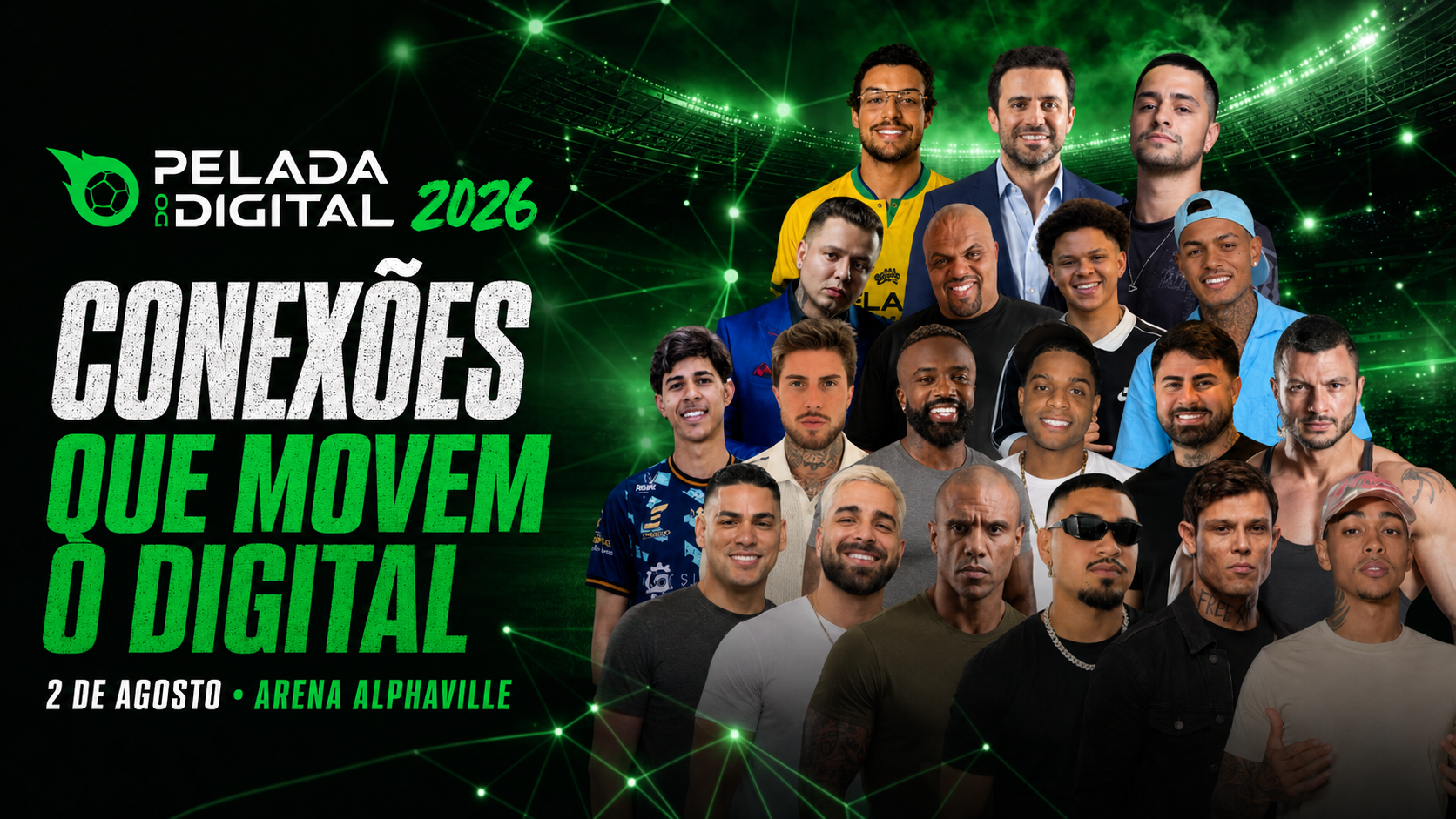 Pelada do Digital reúne empresários e influenciadores em Alphaville